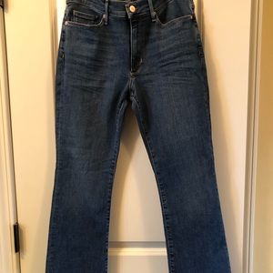 Banana Republic mid rise crop flare jeans